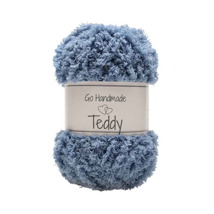 Go Handmade Jeans Blue Go handmade Yarn Teddy 50g Lieblingsgarn