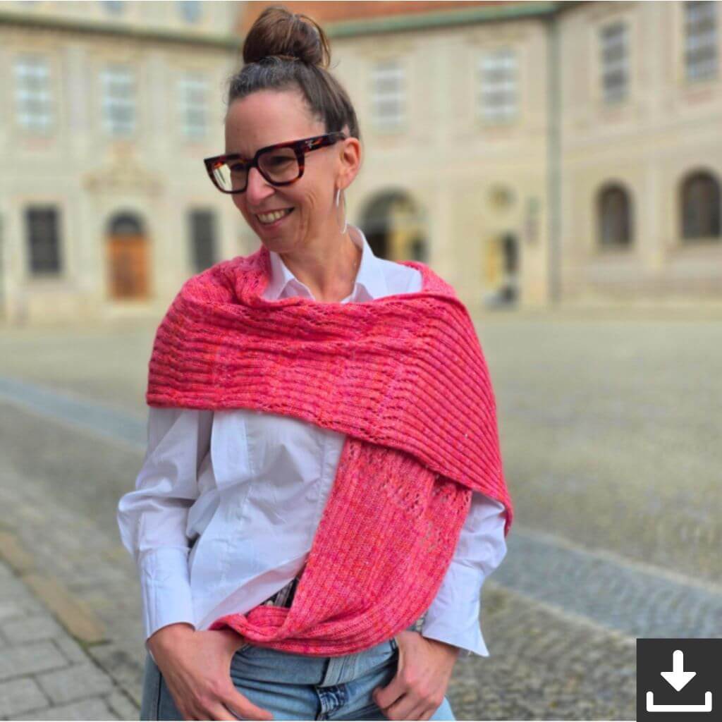 Joél Joél Design Pattern Kariba Schal Strickanleitung - Joel Joel Design (PDF) bei bei bei bei bei bei bei bei Lieblingsgarn