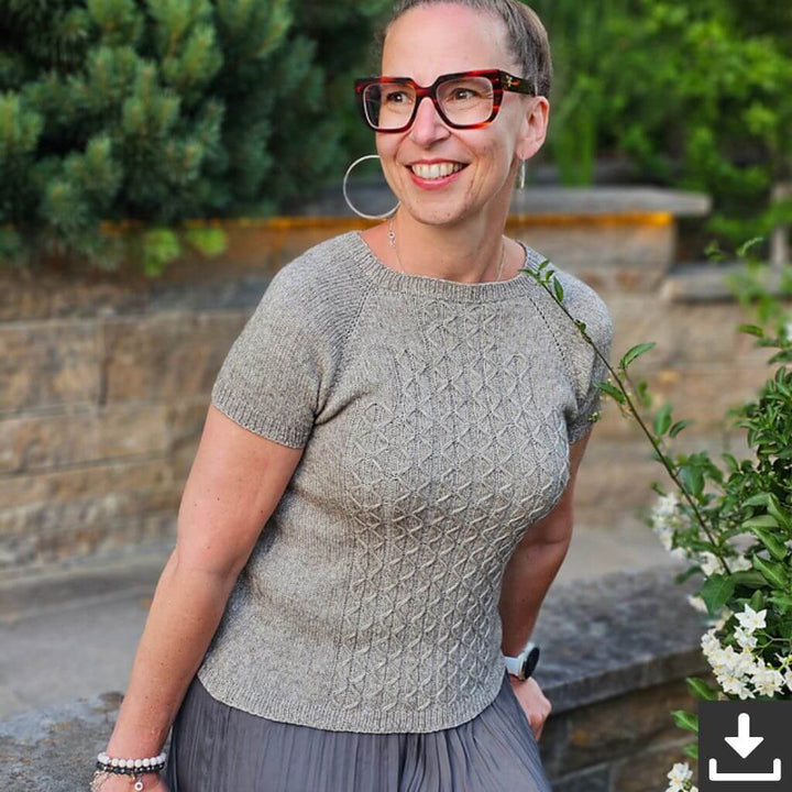 Joel Joel Design Pattern Shirt Kumma Strickanleitung - Joel Joel Design (PDF) bei bei bei bei bei bei bei bei Lieblingsgarn