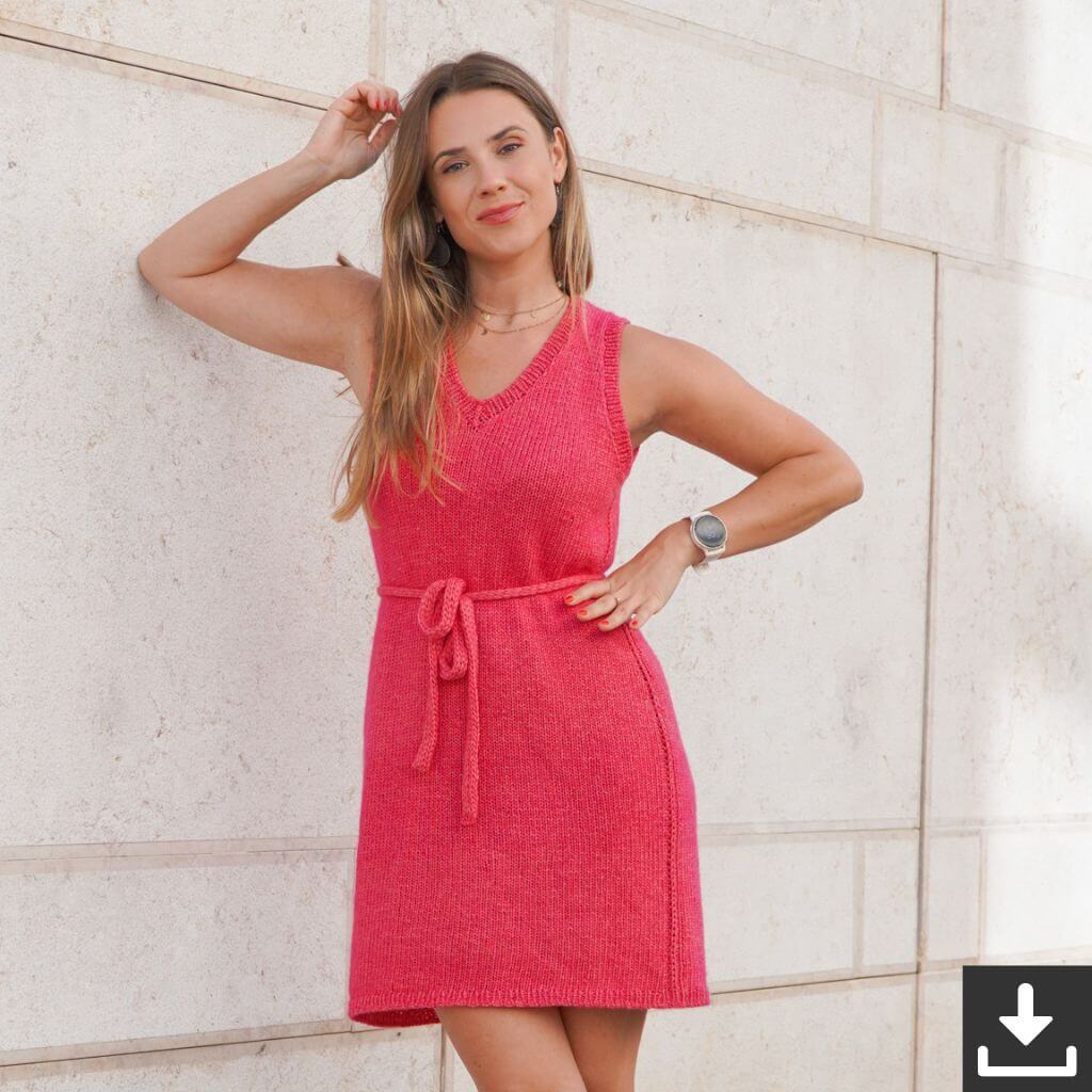 Judith Jelena Pattern Srithanu Kleid Strickanleitung - Judith Jelena (PDF) Lieblingsgarn