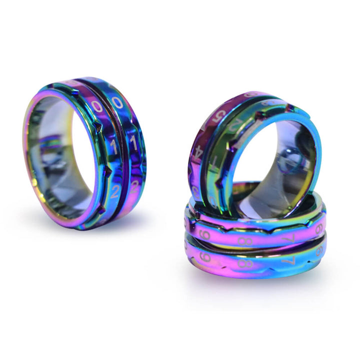 KnitPro Reihenzähler Regenbogen Ring, Farbe 8 18,2mm – Metall bei Lieblingsgarn