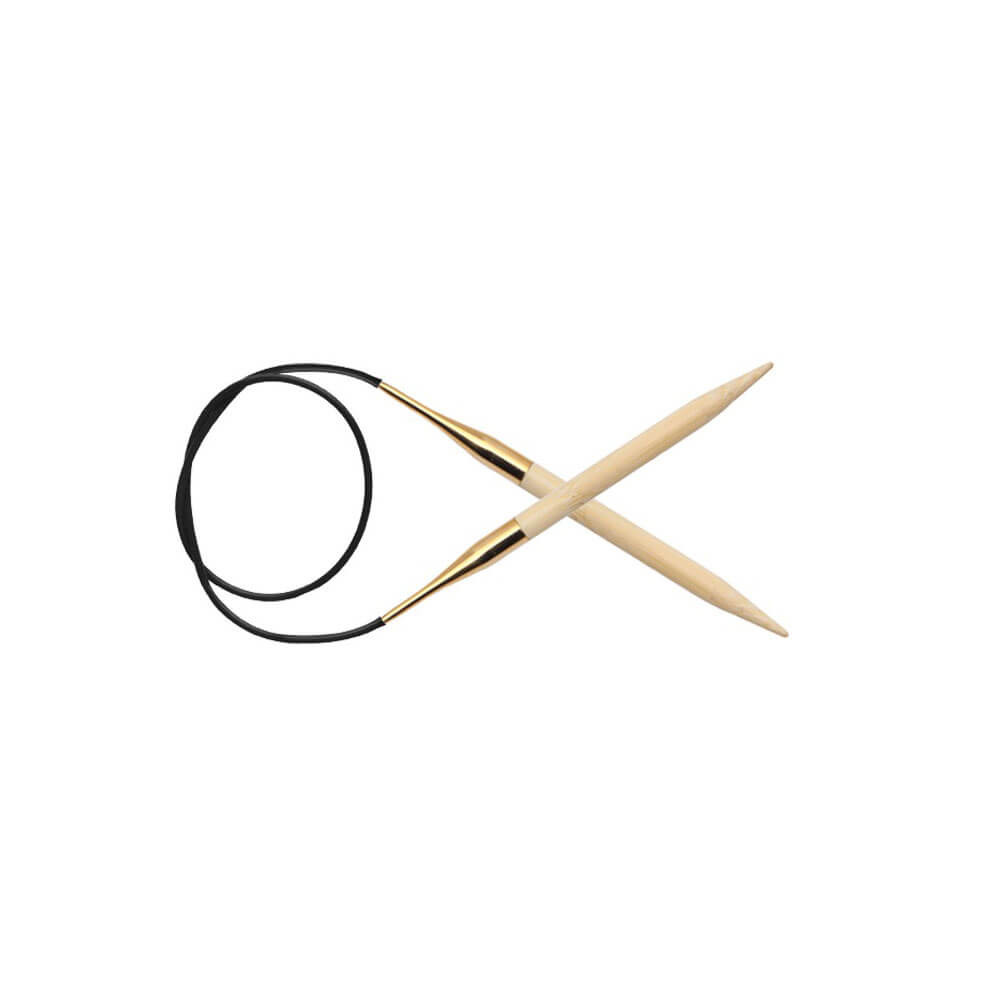 KnitPro Bamboo Rundstricknadel, Farbe 80cm 7,00 mm – Holz bei Lieblingsgarn