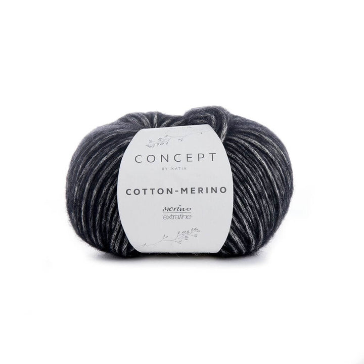 Katia 108 - Schwarz Katia Cotton Merino 50 g Lieblingsgarn