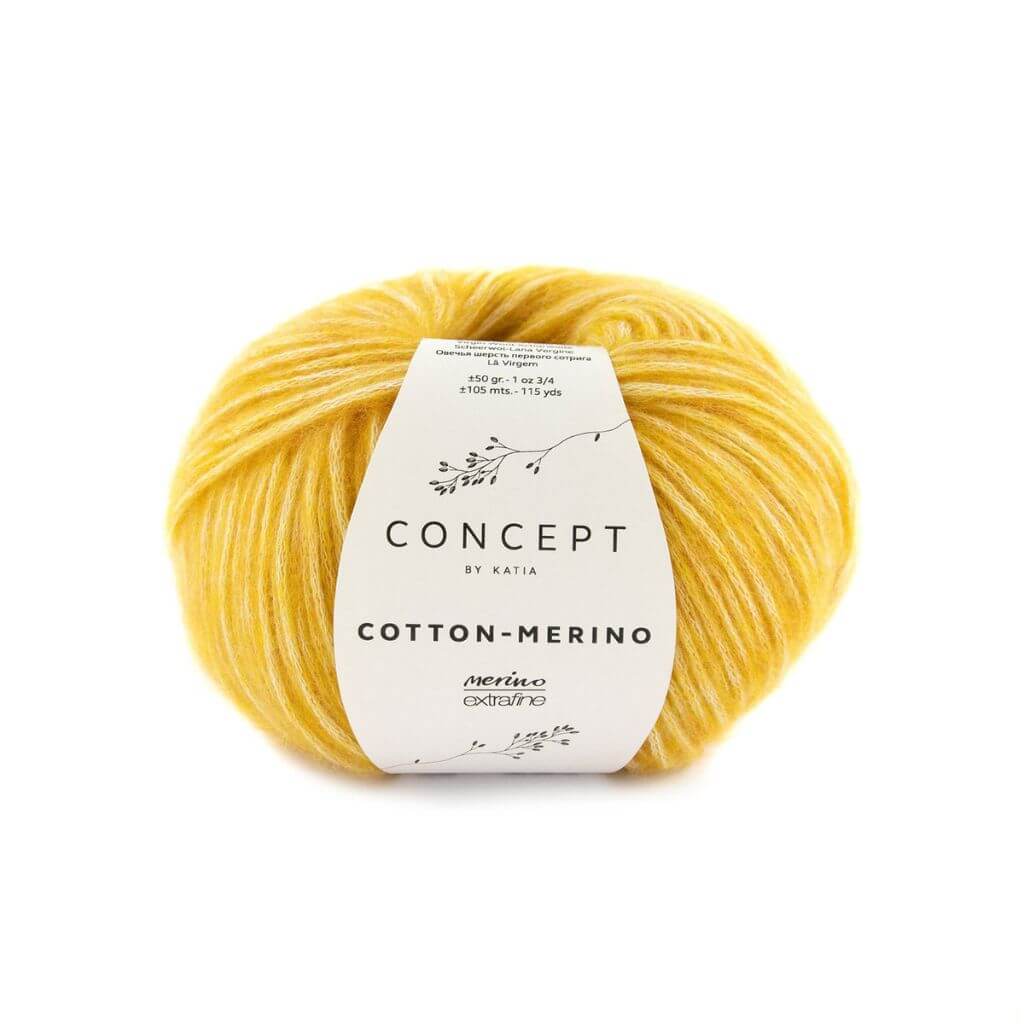 Katia 135 - Ocker Katia Cotton Merino 50 g Lieblingsgarn