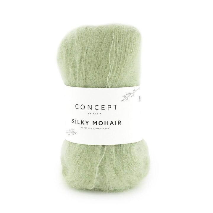 Katia Concept Silky Mohair, Farbe 0128 Salbei – Mohair, Schurwolle und Seide bei Lieblingsgarn