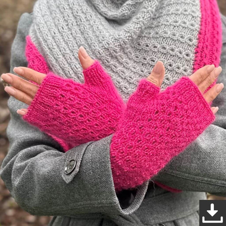 Kerstin Ritter Handstulpen Ros fingerless mittens Strickanleitung - Kerstin Ritter (PDF) bei bei bei bei bei Lieblingsgarn