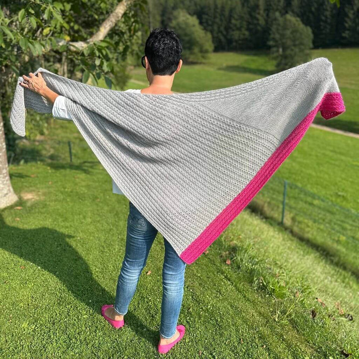 Kerstin Ritter Schal Ros V-Shawl Strickanleitung - Kerstin Ritter (PDF) bei bei bei bei bei bei bei bei bei bei Lieblingsgarn