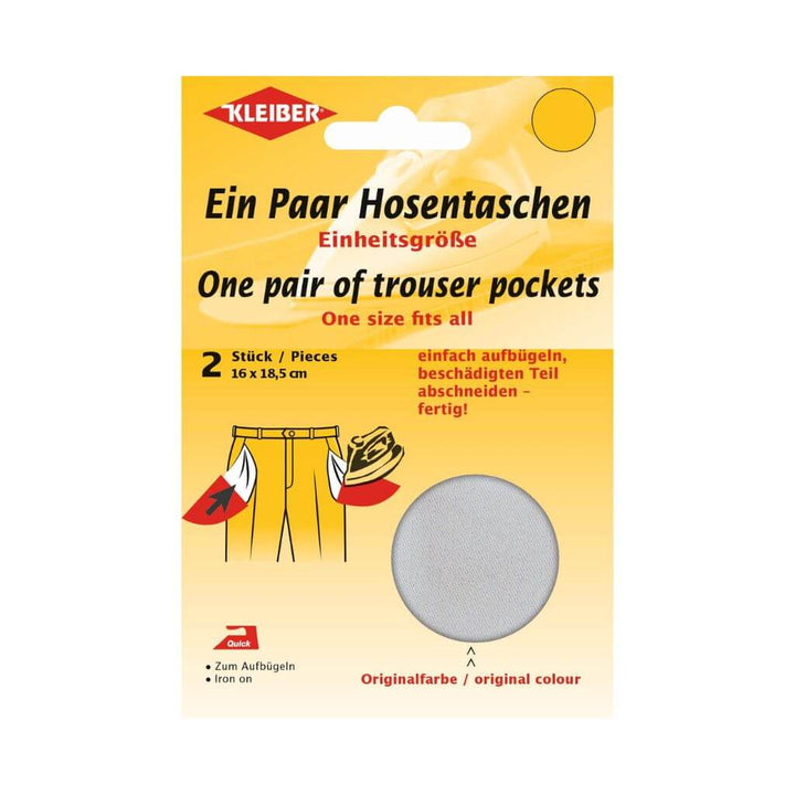 Kleiber Kleiber Quick Ein Paar Hosentaschen zum Aufbügeln Lieblingsgarn