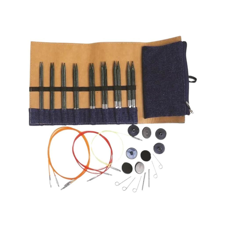 KnitPro KnitPro Nadelspitzen-Set Indigo 128 mm Lieblingsgarn