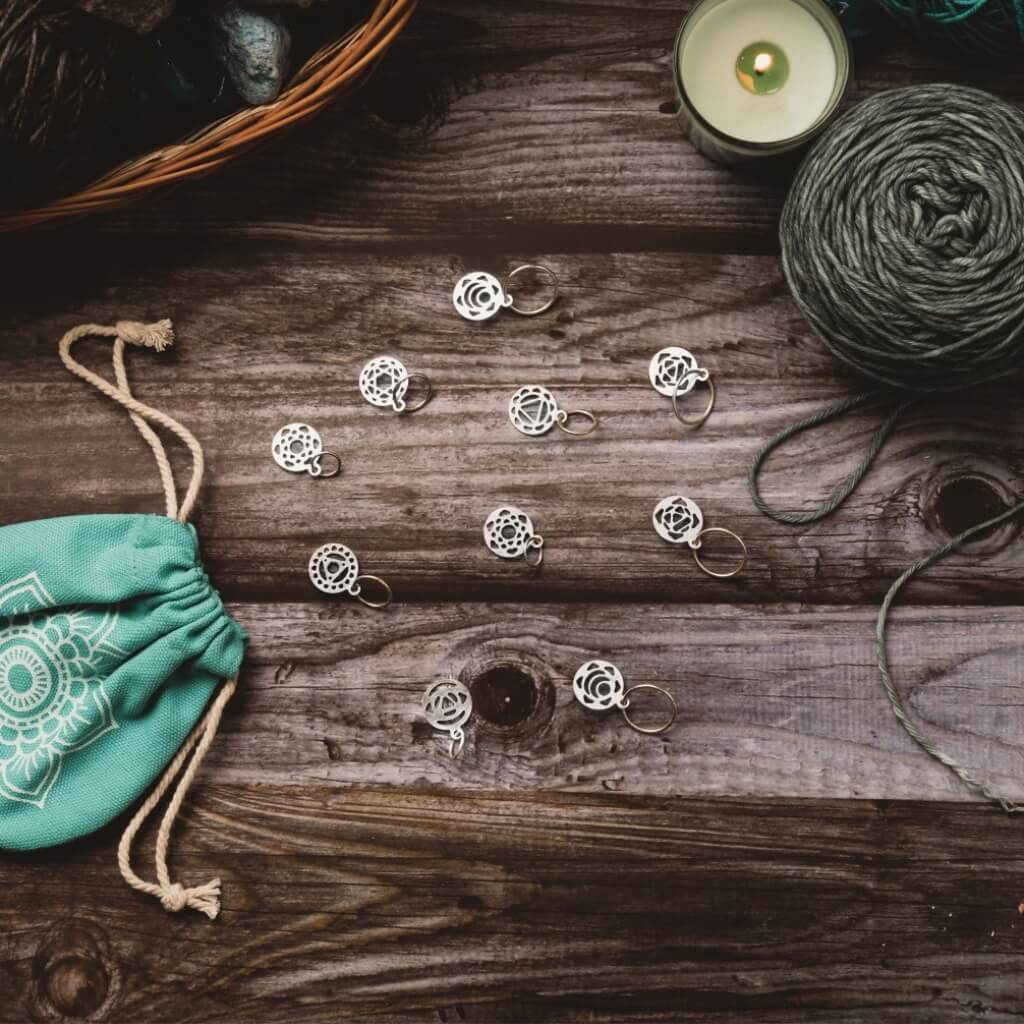 KnitPro Mindful Chakra Maschenmarkierer 10 Stück bei bei bei bei bei bei bei bei bei bei bei bei bei bei bei Lieblingsgarn