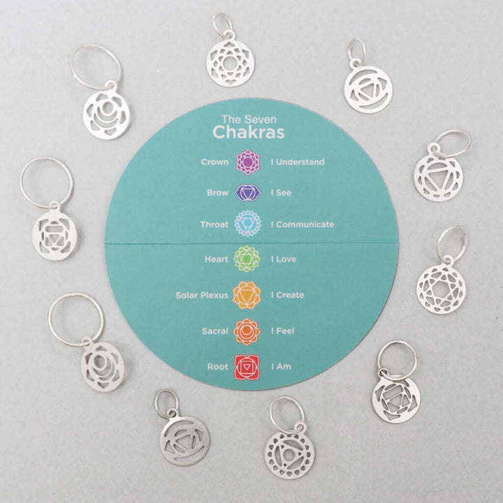 KnitPro Mindful Chakra Maschenmarkierer 10 Stück bei bei bei bei bei bei bei bei bei bei bei bei bei bei bei Lieblingsgarn