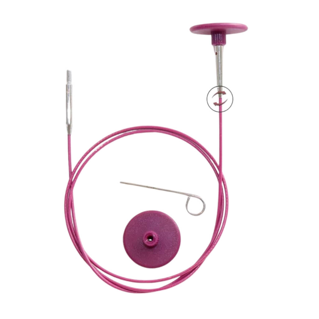 KnitPro Nadelseil 360° purple 40 cm - 150 cm bei bei bei bei bei bei bei bei bei bei bei bei bei bei bei bei Lieblingsgarn