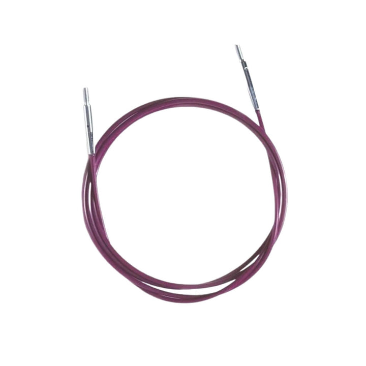 KnitPro 80 KnitPro Nadelseil Edelstahl purple 40 cm - 150 cm Lieblingsgarn