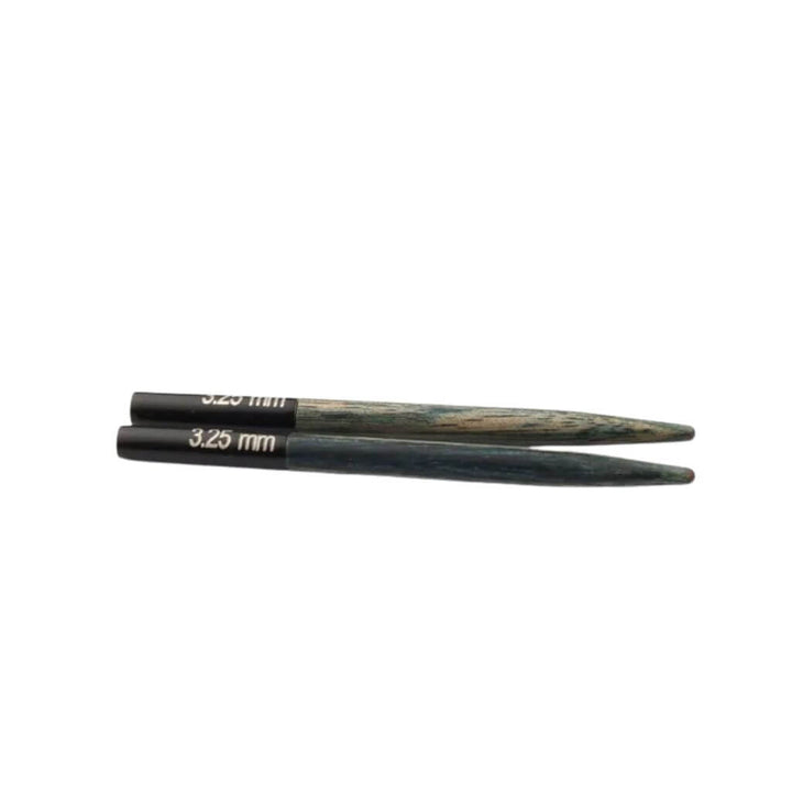 KnitPro 3,25 mm KnitPro Mini austauschbare Nadelspitzen Indigo Holz Lieblingsgarn