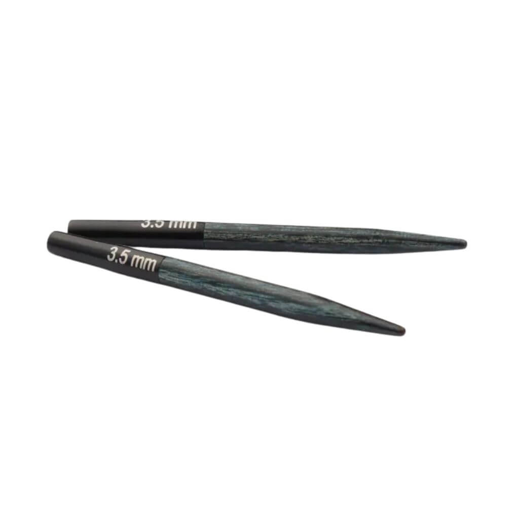 KnitPro 3,75 mm KnitPro Mini austauschbare Nadelspitzen Indigo Holz Lieblingsgarn