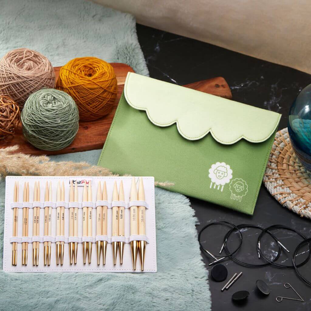 KnitPro Bamboo Deluxe Nadelspitzen Set bei bei bei bei bei bei bei bei bei bei bei bei bei bei bei bei Lieblingsgarn