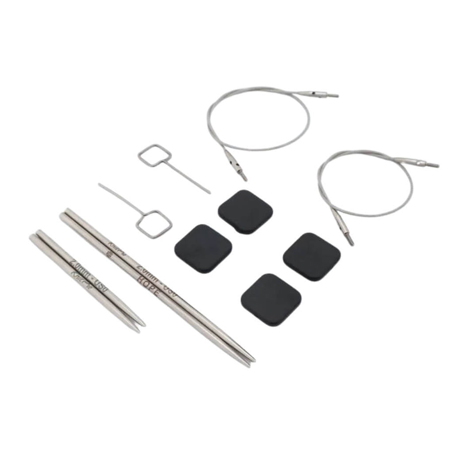 KnitPro Mindful Petite Combo Set, Farbe 2 – Metall bei Lieblingsgarn