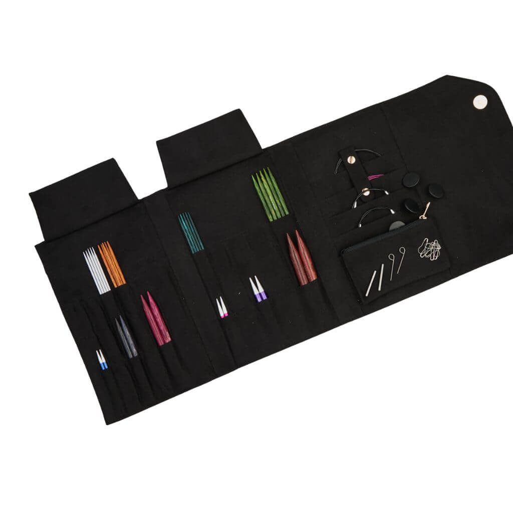 KnitPro Nadeltasche für diverse Nadeln schwarz bei bei bei bei bei bei bei bei bei bei bei Lieblingsgarn