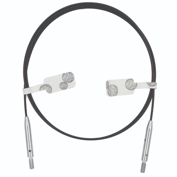 KnitPro Thin &amp; Flex Swivel Seil schwarz bei bei bei bei bei bei bei bei bei bei bei bei bei bei bei bei bei Lieblingsgarn