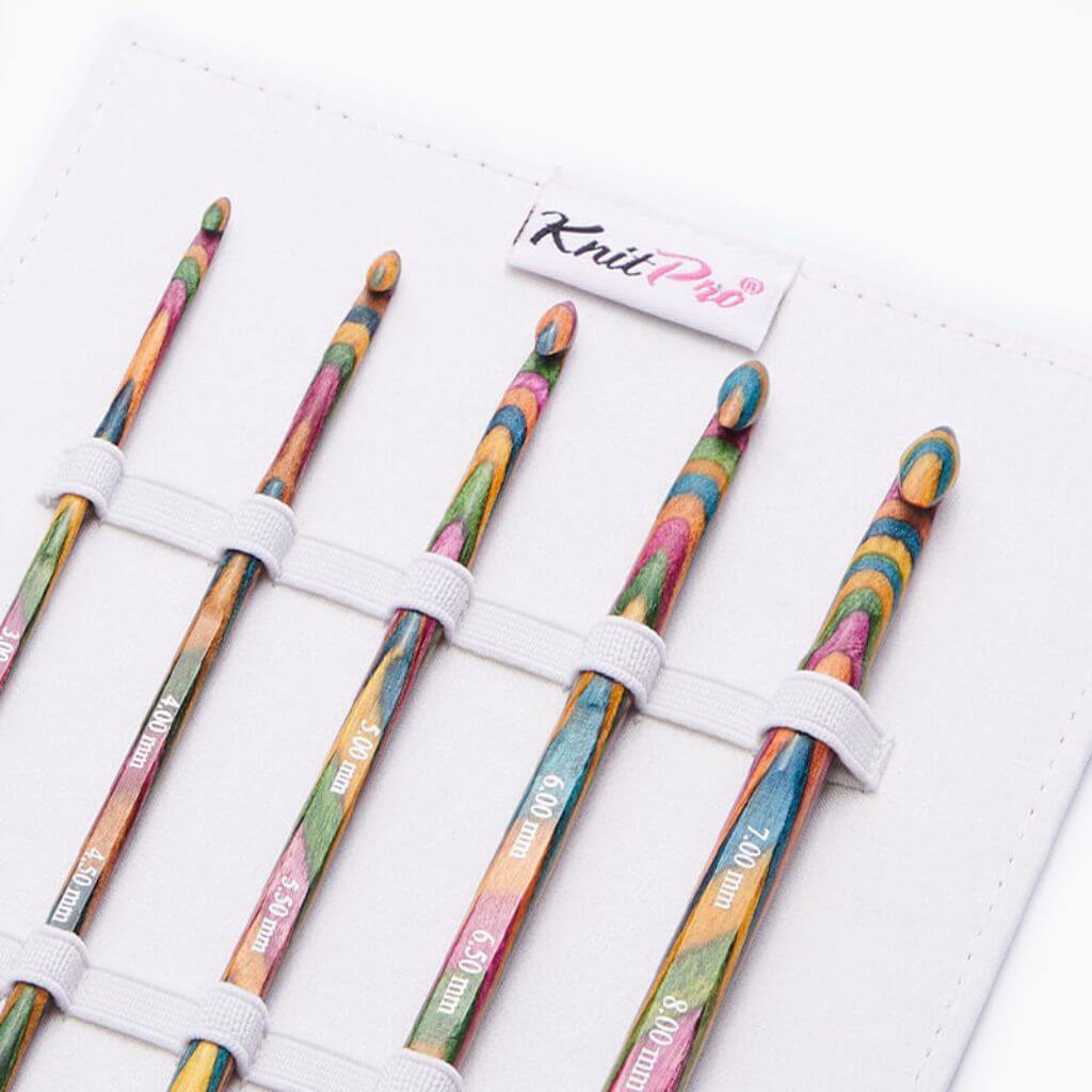 KnitPro Symfonie Holz doppelseitige Häkelnadeln Set 3,00-8,00mm bei bei bei bei bei bei bei bei bei bei bei Lieblingsgarn