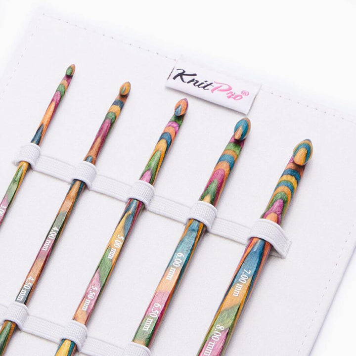 KnitPro Symfonie Holz doppelseitige Häkelnadeln Set 3,00-8,00mm bei bei bei bei bei bei bei bei bei bei bei Lieblingsgarn