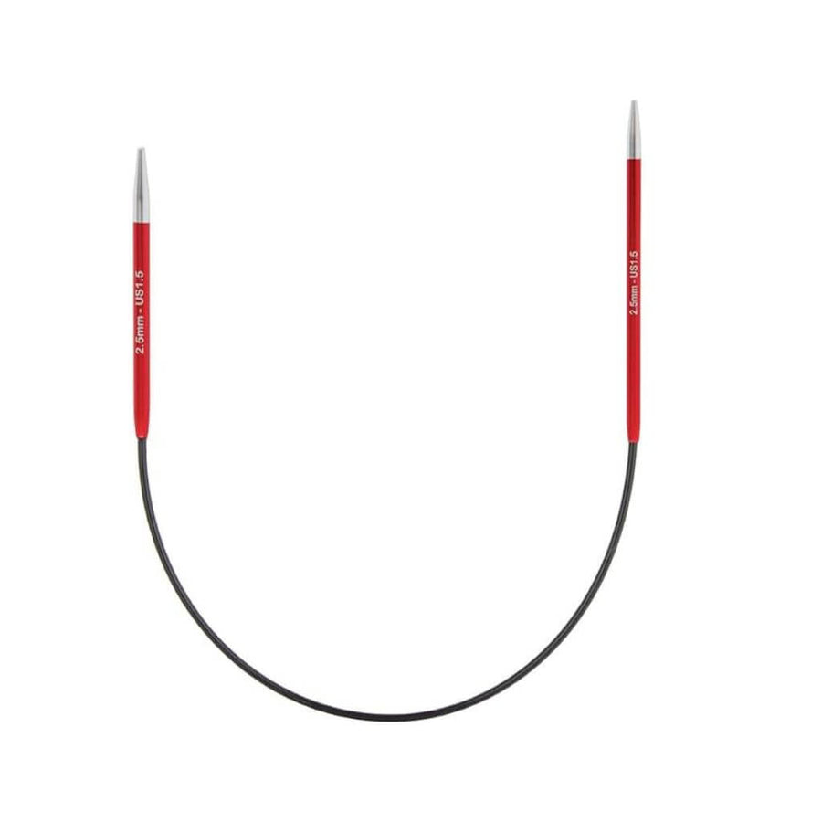 KnitPro Zing Sockenrundstricknadel 25 cm, Farbe 2,5 – Metall bei Lieblingsgarn