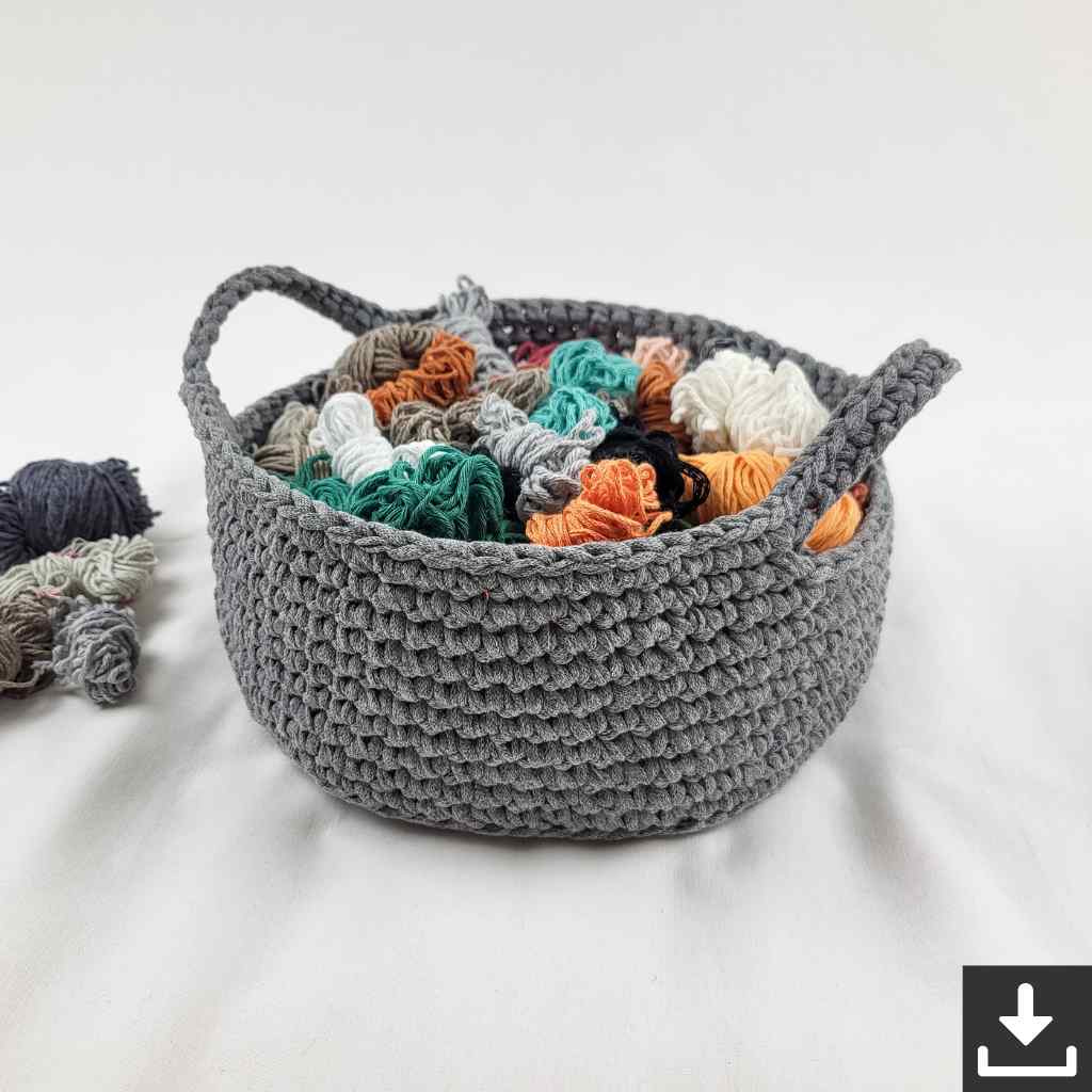 Garnja Pattern Körbchen FÜNF Häkelanleitung - Garnja (PDF) Lieblingsgarn