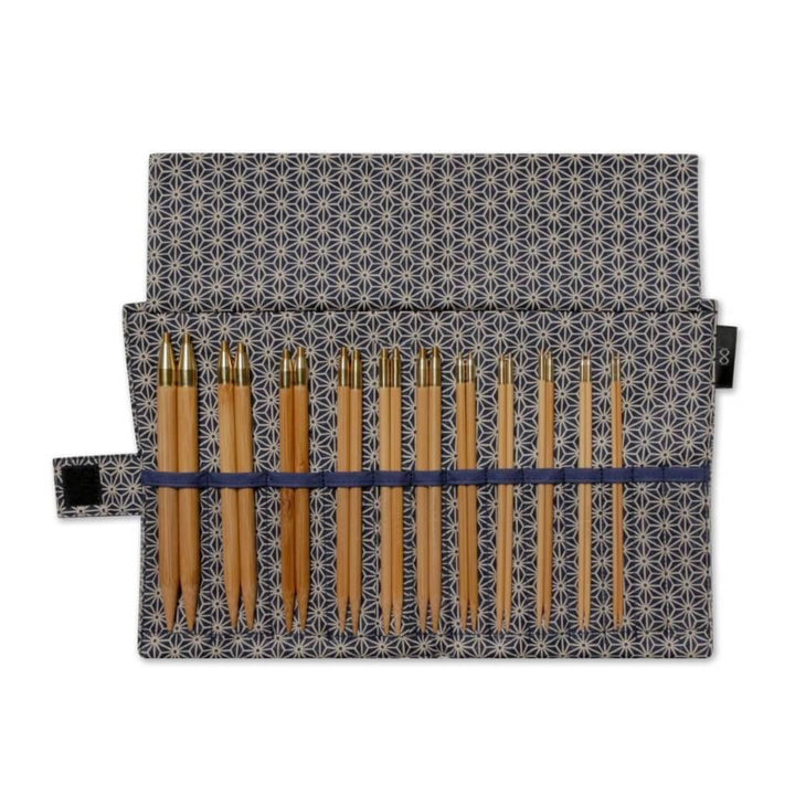 Seeknit Koshitsu Standard Nordic Set Rundstricknadel, Farbe Blue – Bambus bei Lieblingsgarn