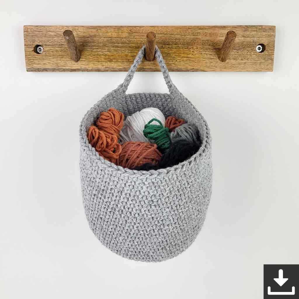 Garnja Pattern Körbchen SECHS Hängekörbchen Häkelanleitung - Garnja (PDF) Lieblingsgarn