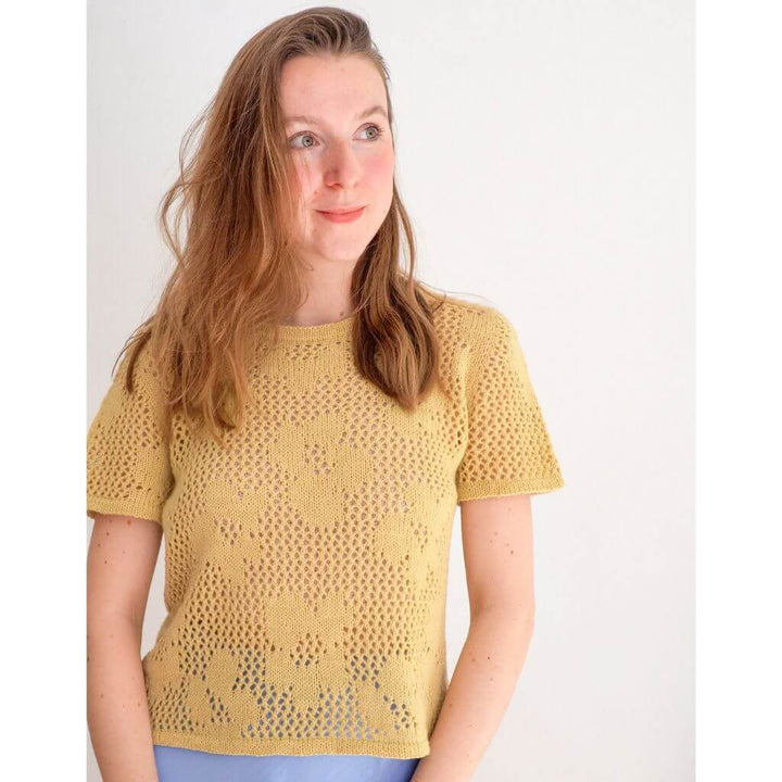 Kreativictoria Pattern In Bloom Tee Strickanleitung - Kreativictoria (PDF) Lieblingsgarn