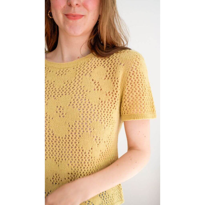 Kreativictoria Pattern In Bloom Tee Strickanleitung - Kreativictoria (PDF) Lieblingsgarn