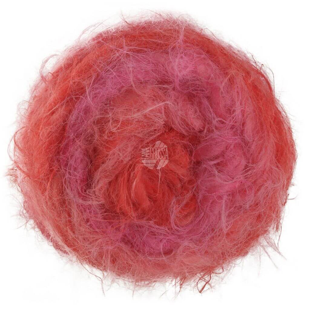 Lana Grossa Basta Mista, Farbe 106 Rosa/Pink/Lachs/Koralle//Rot – Schurwolle und Synthetik bei Lieblingsgarn