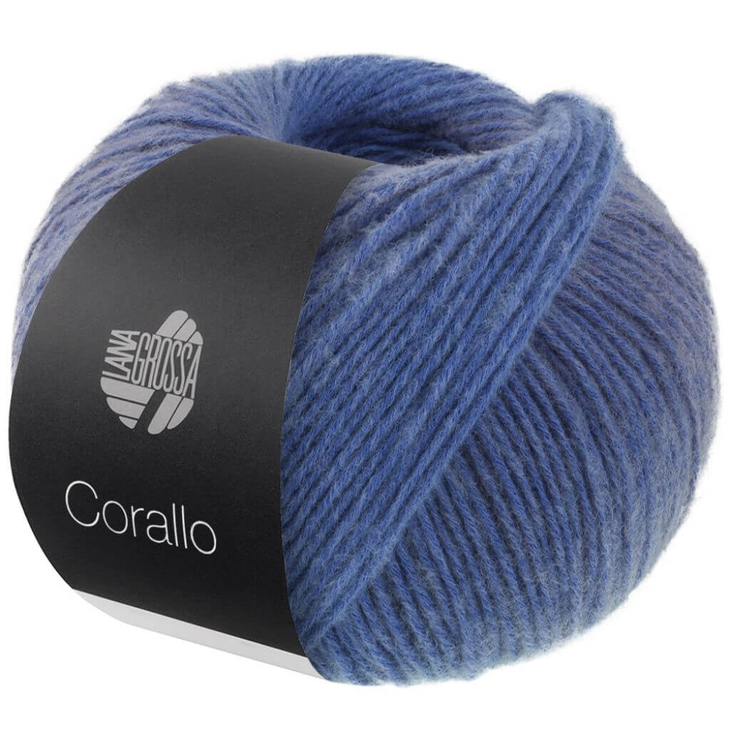 Lana Grossa 6 - Stahl-/Graublau/Blau Lana Grossa Corallo Lieblingsgarn