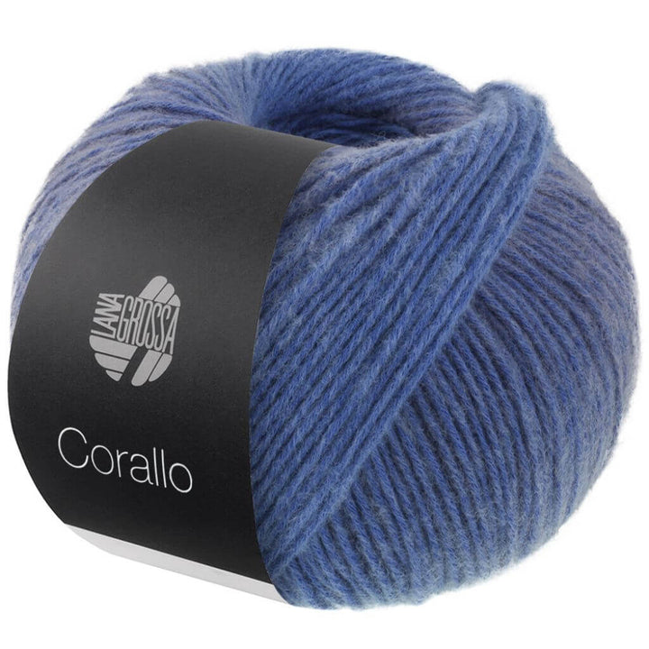 Lana Grossa 6 - Stahl-/Graublau/Blau Lana Grossa Corallo Lieblingsgarn