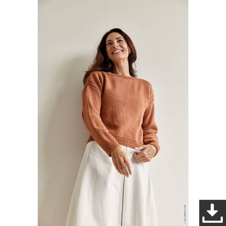 Lana Grossa Pattern Damen Pullover Strickset - Lana Grossa (PDF) bei bei bei bei bei bei bei bei bei bei bei Lieblingsgarn