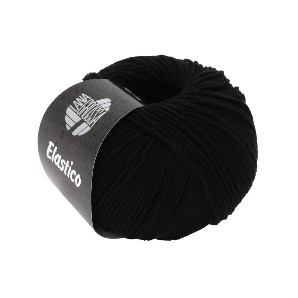 Lana Grossa 24 - Schwarz Lana Grossa Elastico Lieblingsgarn