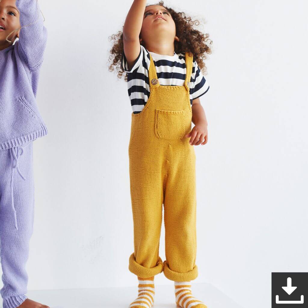 Lana Grossa Pattern Kinder Latzhose Strickset - Lana Grossa (PDF) bei bei bei bei bei bei bei bei bei bei Lieblingsgarn