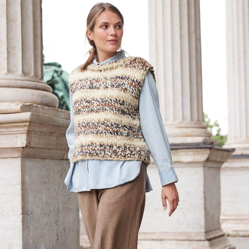 Lana Grossa Warmer Slipover Strickanleitung - Lana Grossa (Heft) bei bei bei bei bei bei bei bei bei bei bei Lieblingsgarn
