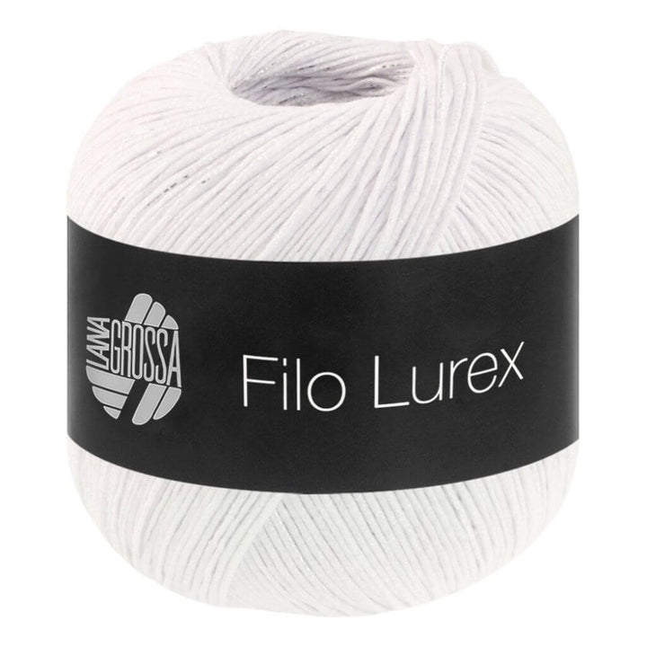 Lana Grossa 1 - Weiß Lana Grossa Filo Lurex Lieblingsgarn