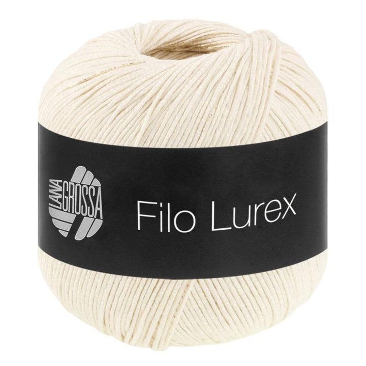 Lana Grossa 2 - Creme Lana Grossa Filo Lurex Lieblingsgarn