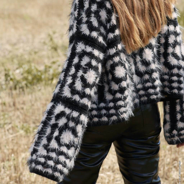 Lana Grossa Pattern Fransige Jacke Häkelanleitung - Lana Grossa (Heft) bei bei bei bei bei bei bei bei bei bei Lieblingsgarn