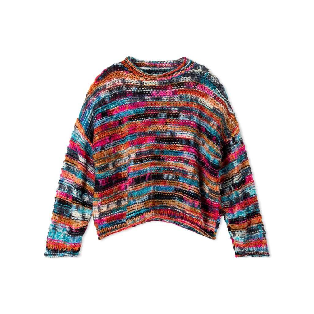 Lana Grossa Oversized-Pullover mit Fallmaschen Strickanleitung – Bild 3 von 4 bei bei bei bei bei bei bei bei Lieblingsgarn