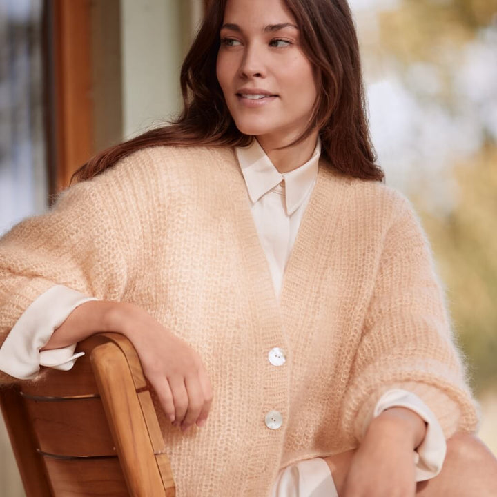 Lana Grossa Damen Strickjacke Strickset - Lana Grossa (PDF) Lieblingsgarn