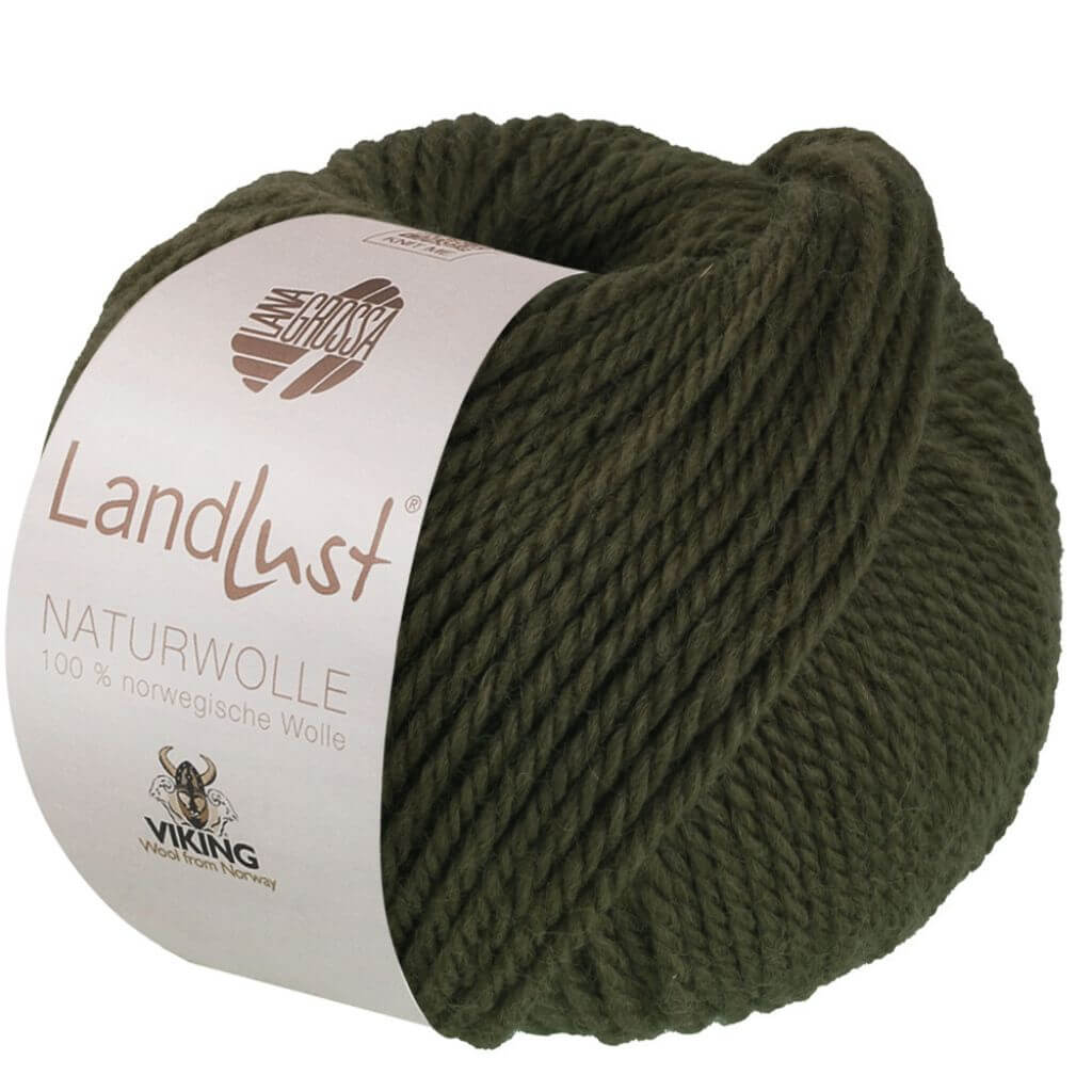 Lana Grossa 3 - Olivgrün Lana Grossa Landlust Naturwolle Lieblingsgarn