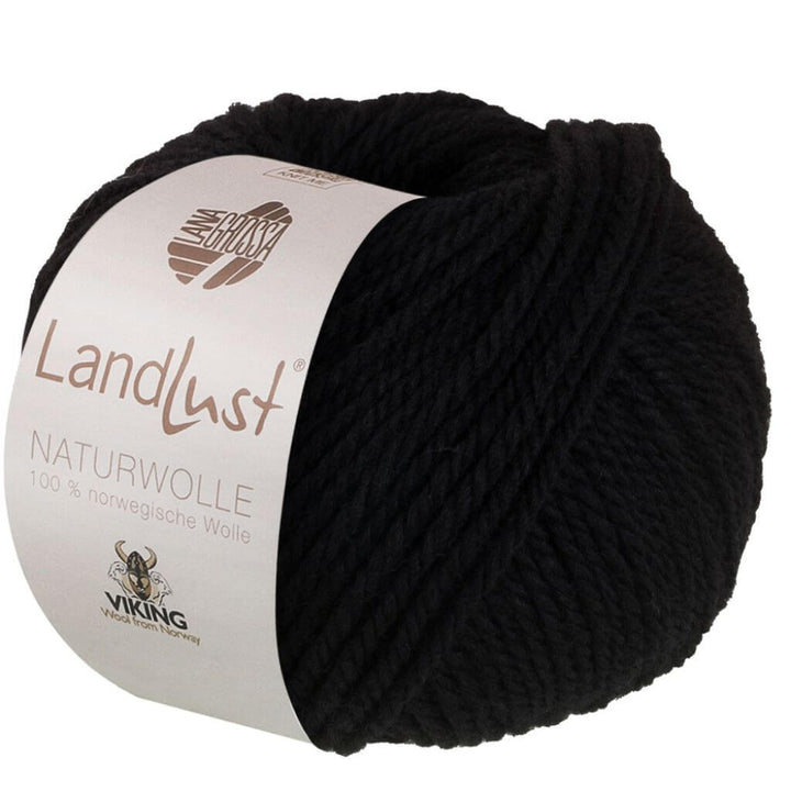 Lana Grossa 11 - Schwarz Lana Grossa Landlust Naturwolle Lieblingsgarn