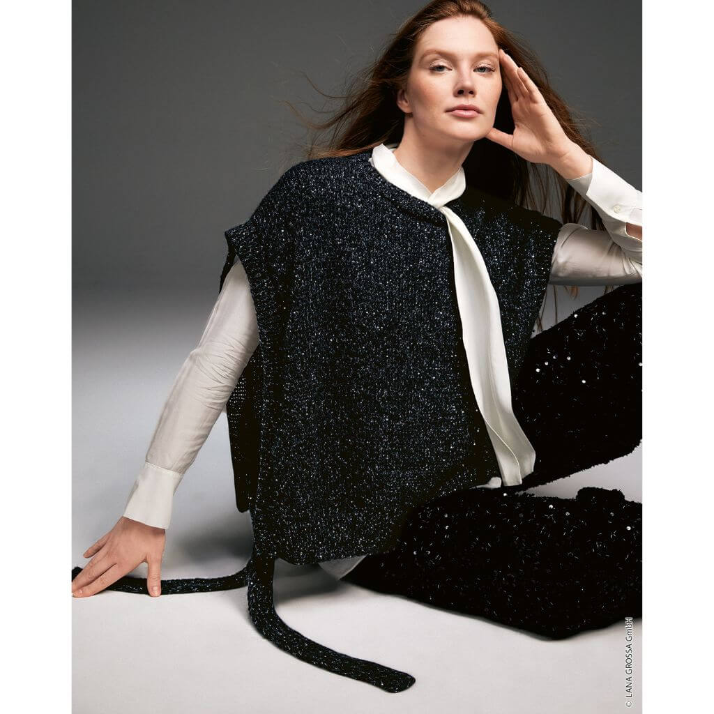 Lana Grossa Pattern Slipover mit Bindebündern Strickanleitung - Lana Grossa (Heft) Lieblingsgarn
