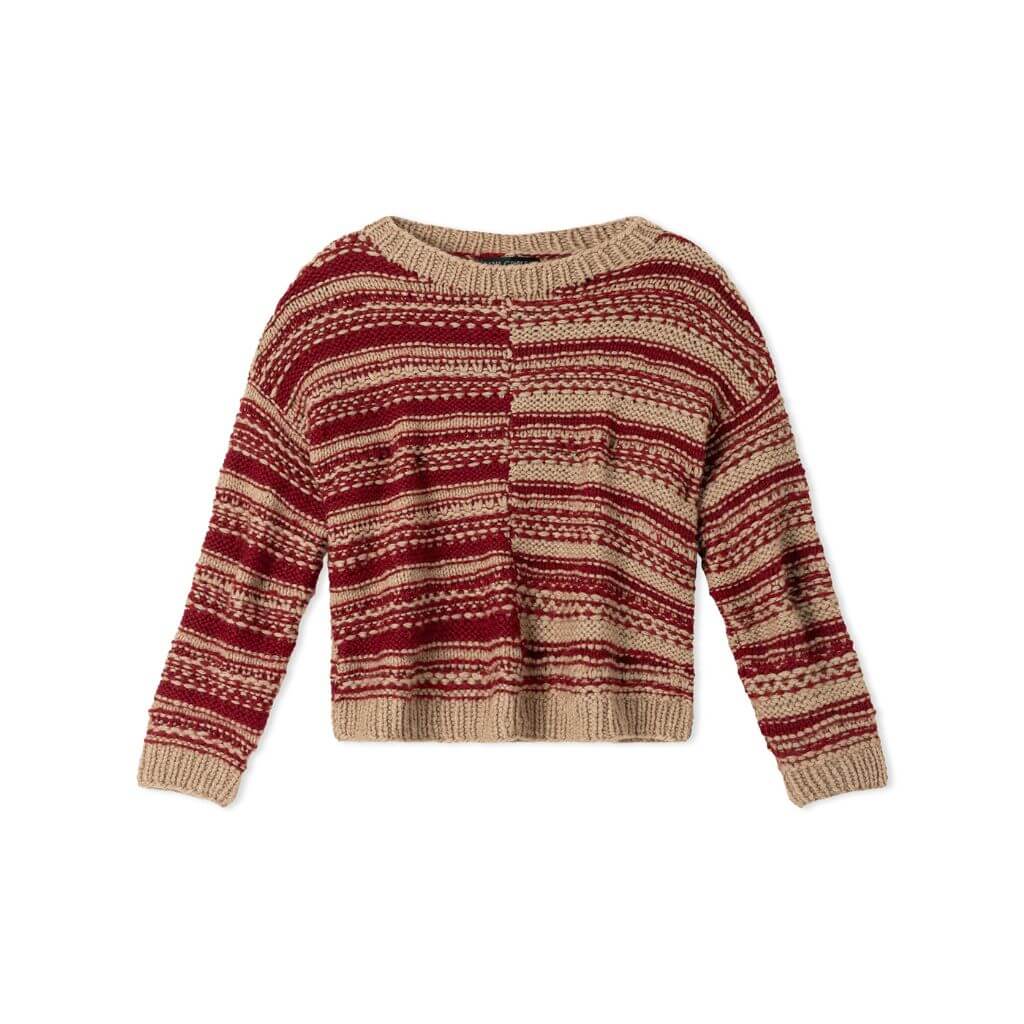 Lana Grossa Kinderpullover mit gespiegeltem Streifenmuster Strickanleitung – Bild 2 von 5 bei bei bei bei bei Lieblingsgarn