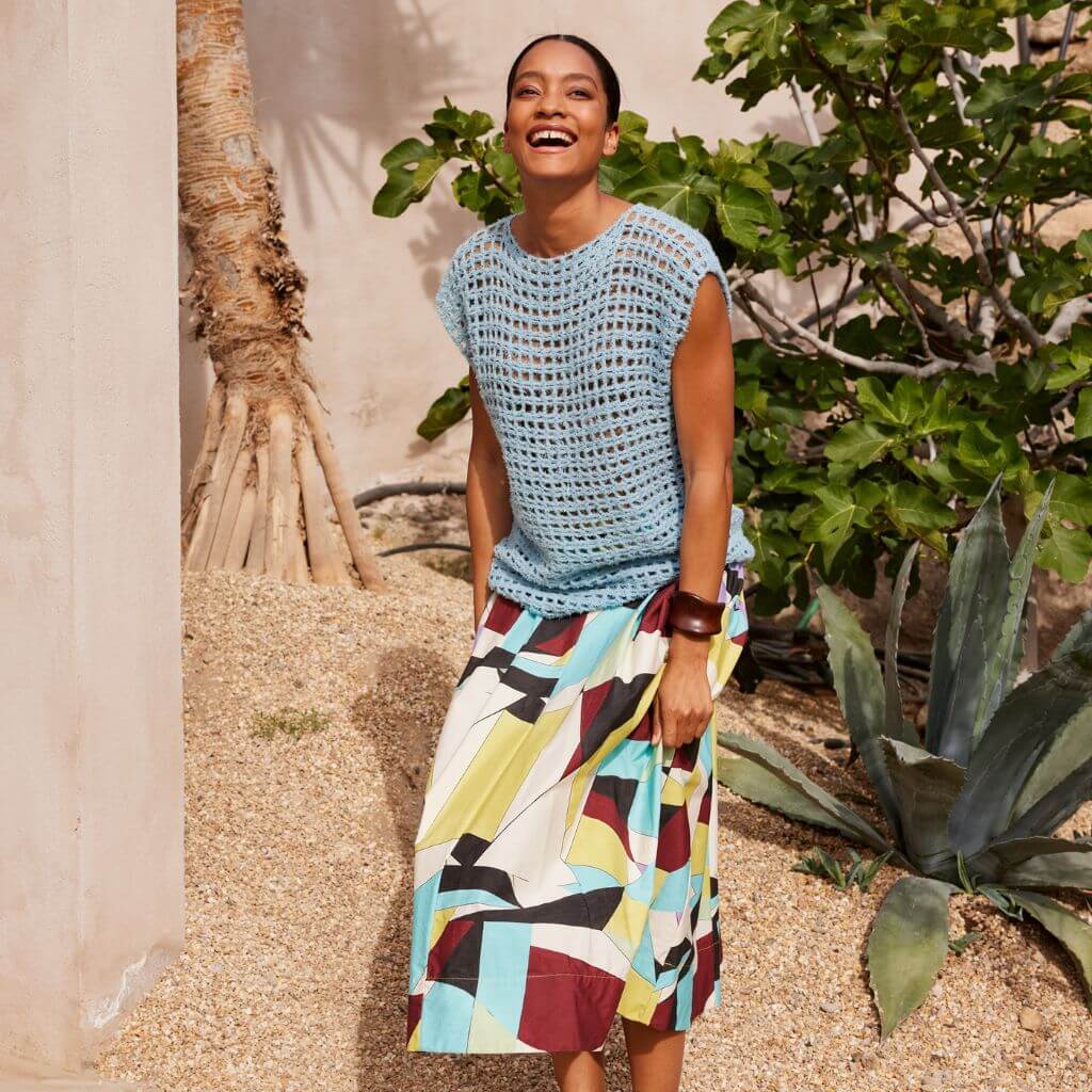 Lana Grossa Pattern Top Gittermuster Häkelanleitung - Lana Grossa (Heft) bei bei bei bei bei bei bei bei bei Lieblingsgarn
