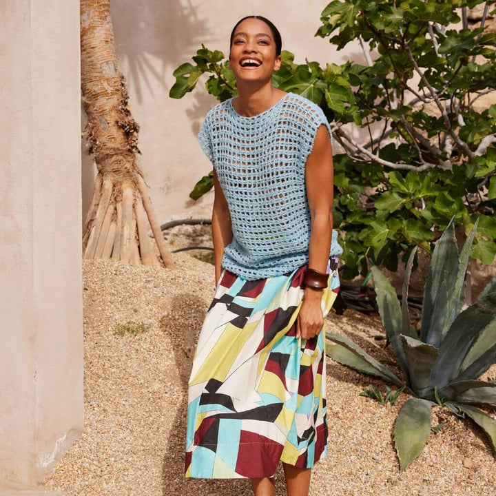 Lana Grossa Pattern Top Gittermuster Häkelanleitung - Lana Grossa (Heft) bei bei bei bei bei bei bei bei bei Lieblingsgarn