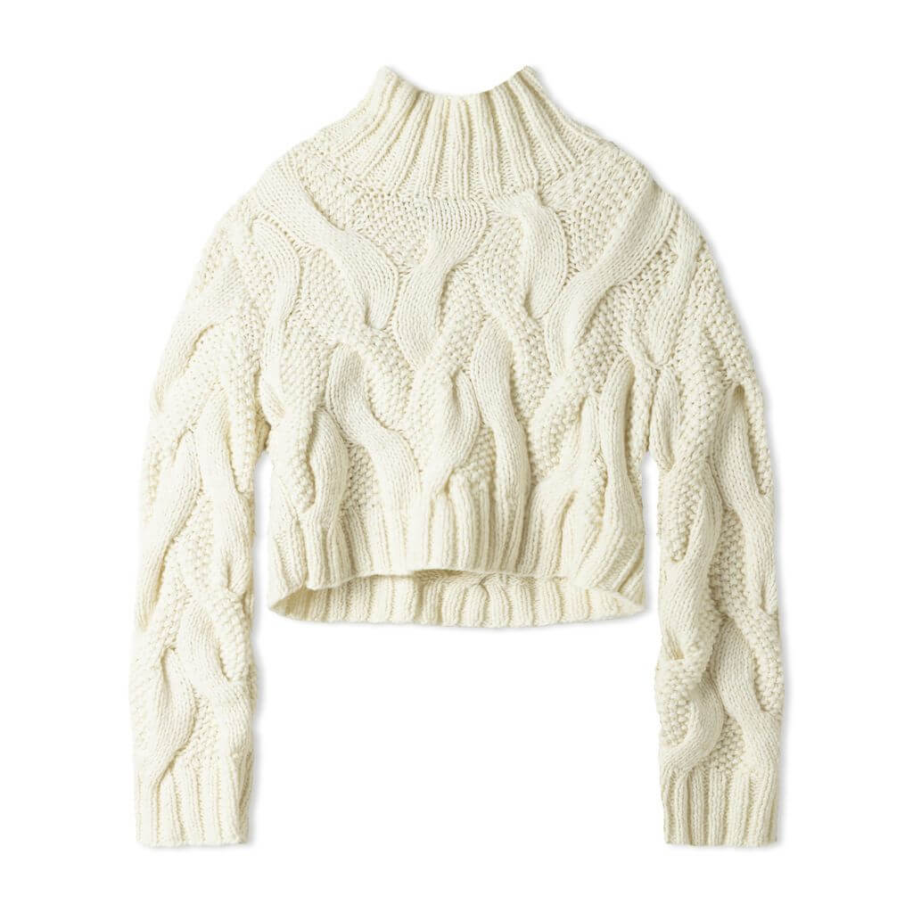Lana Grossa Pattern Zopfpullover Cropped Strickanleitung - Lana Grossa (Heft) Lieblingsgarn